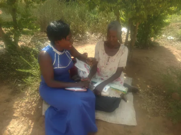 giving food to the needy